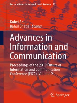 cover image of Advances in Information and Communication